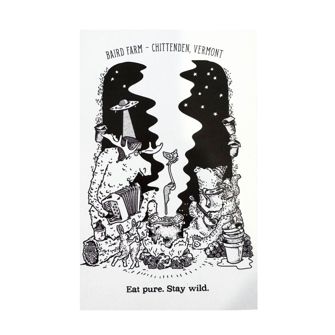 Sugaring Party Postcard