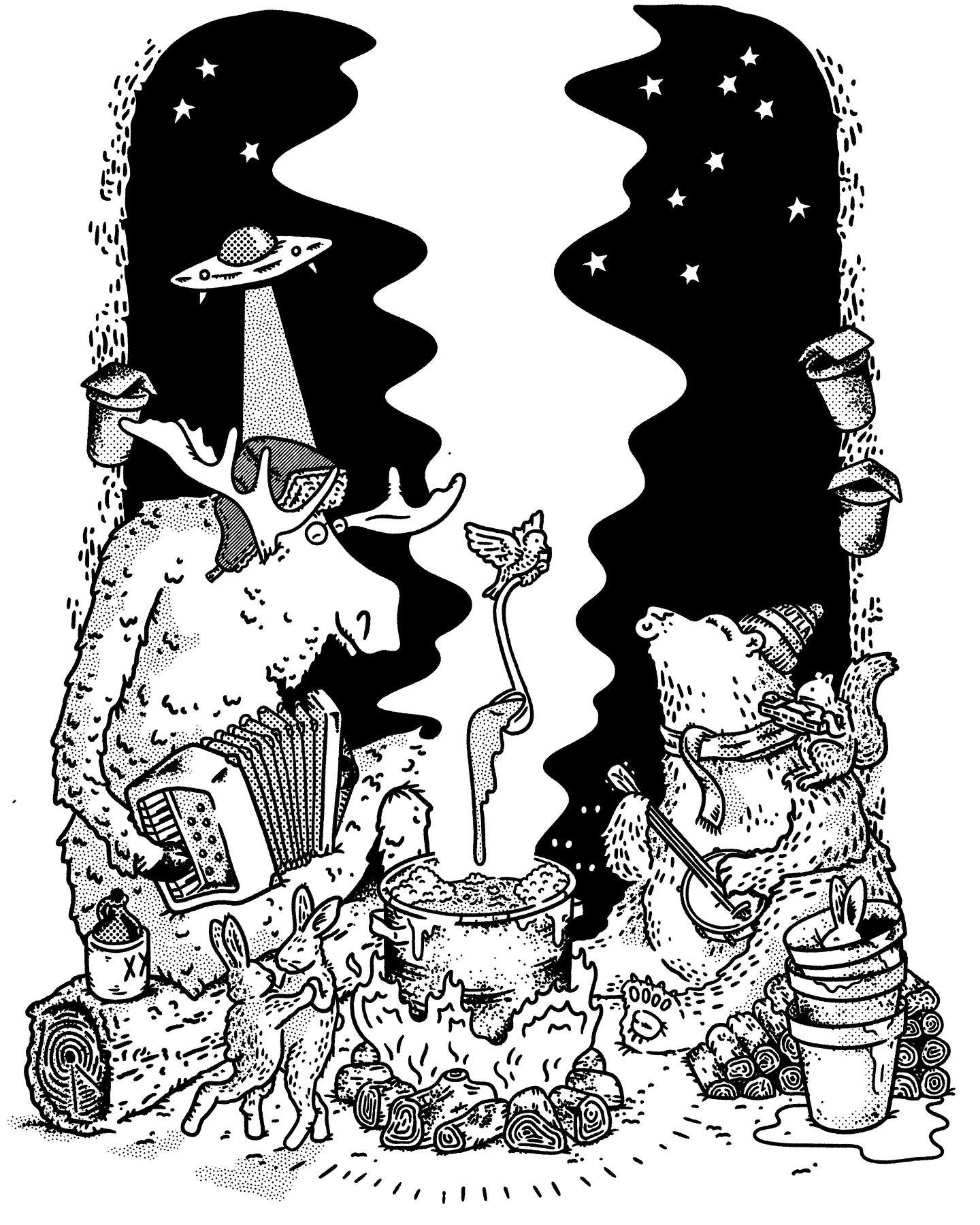 Sugaring Party Zip Sweatshirt