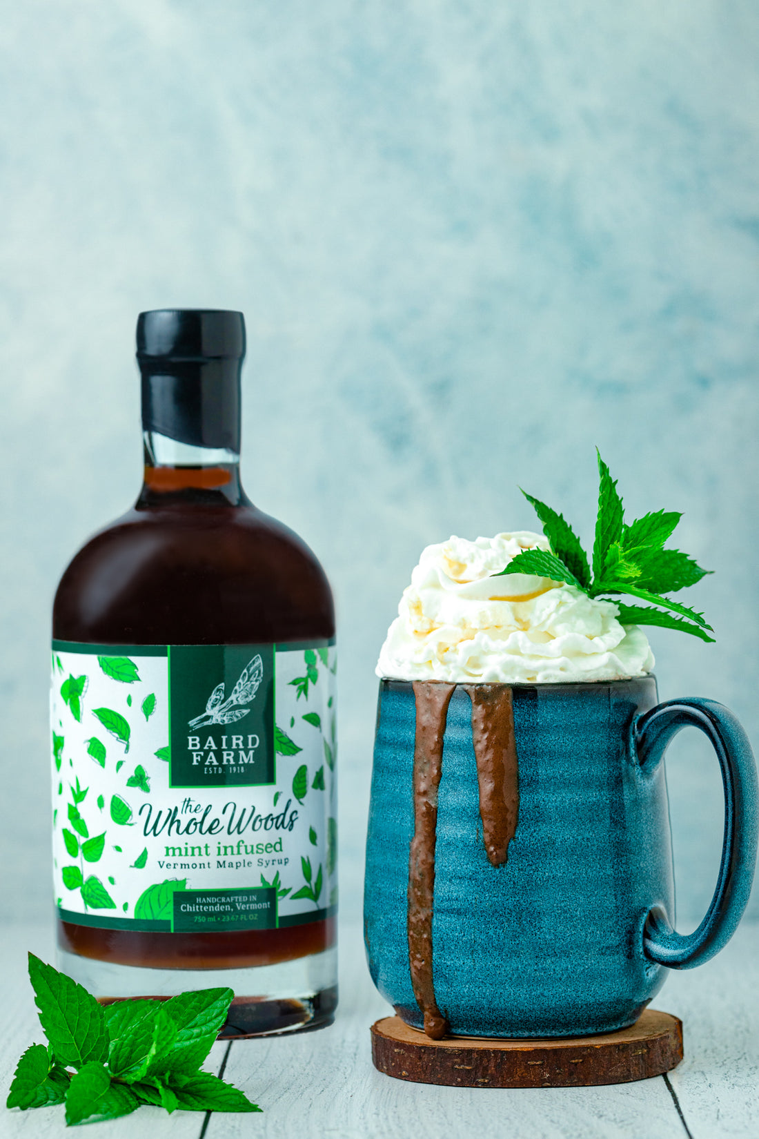 Minty Maple Hot Chocolate