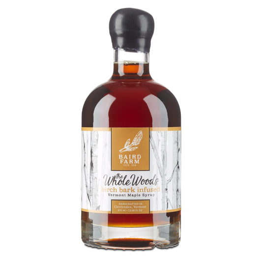 375ml Birch Bark Infused Maple Syrup