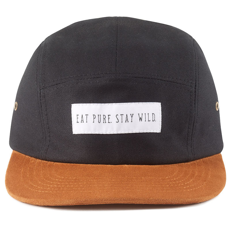 Eat Pure. Stay Wild. - Five Panel Brimmed Hat