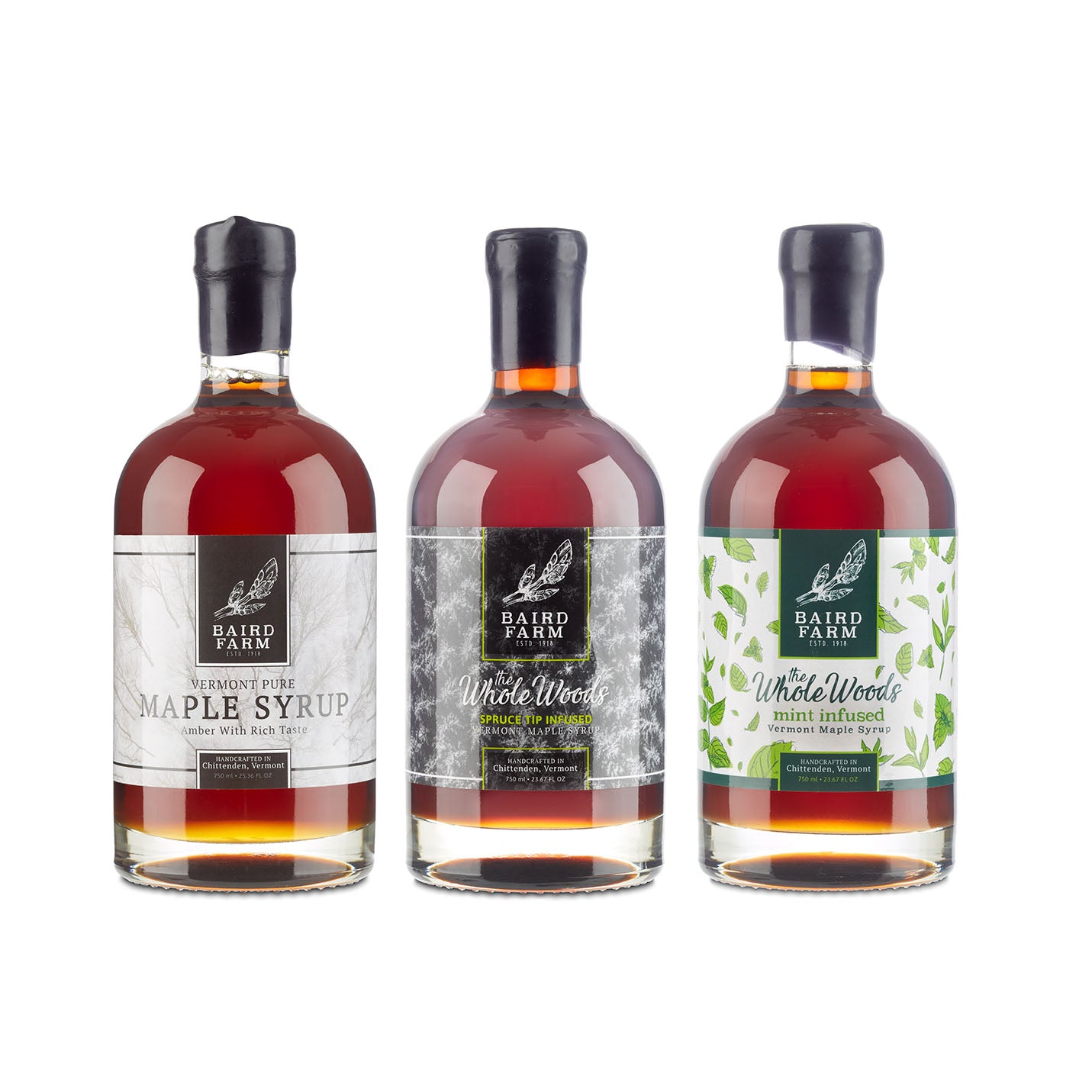 750 ml Variety Pack - (Mint Infused, Classic Amber, & Spruce Infused)